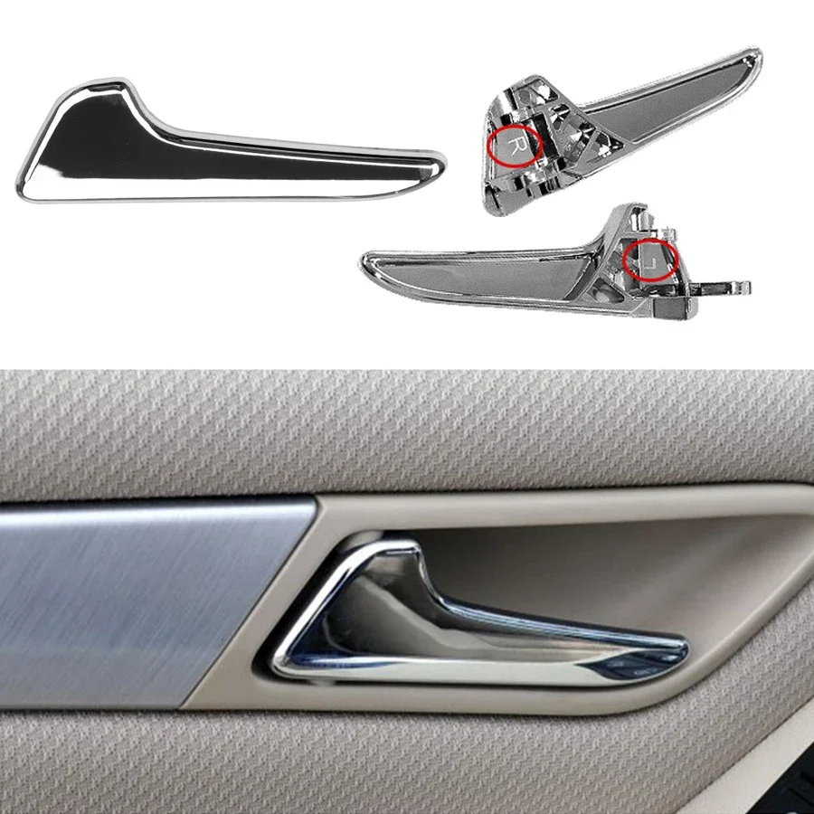 Complete Left Right Front Rear Inner Interior Door Handles With Chrome Plate For Mercedes Benz A B Class W169 W245 1697600308