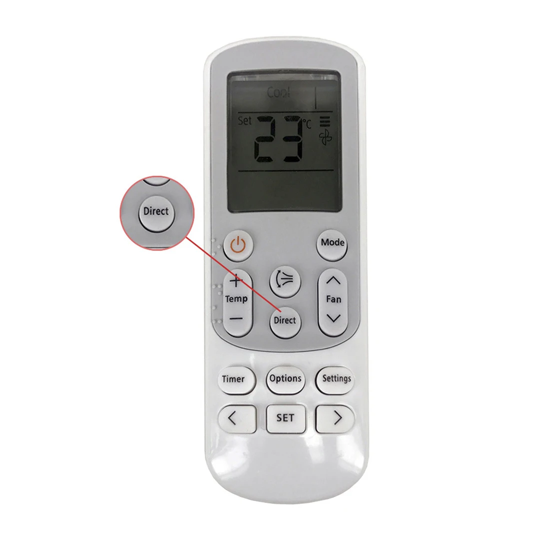 Air Conditioning Remote Control Replacement Direct for Samsung DB93-14643S DB93-15169G DB93-14643T DB93-15882Q