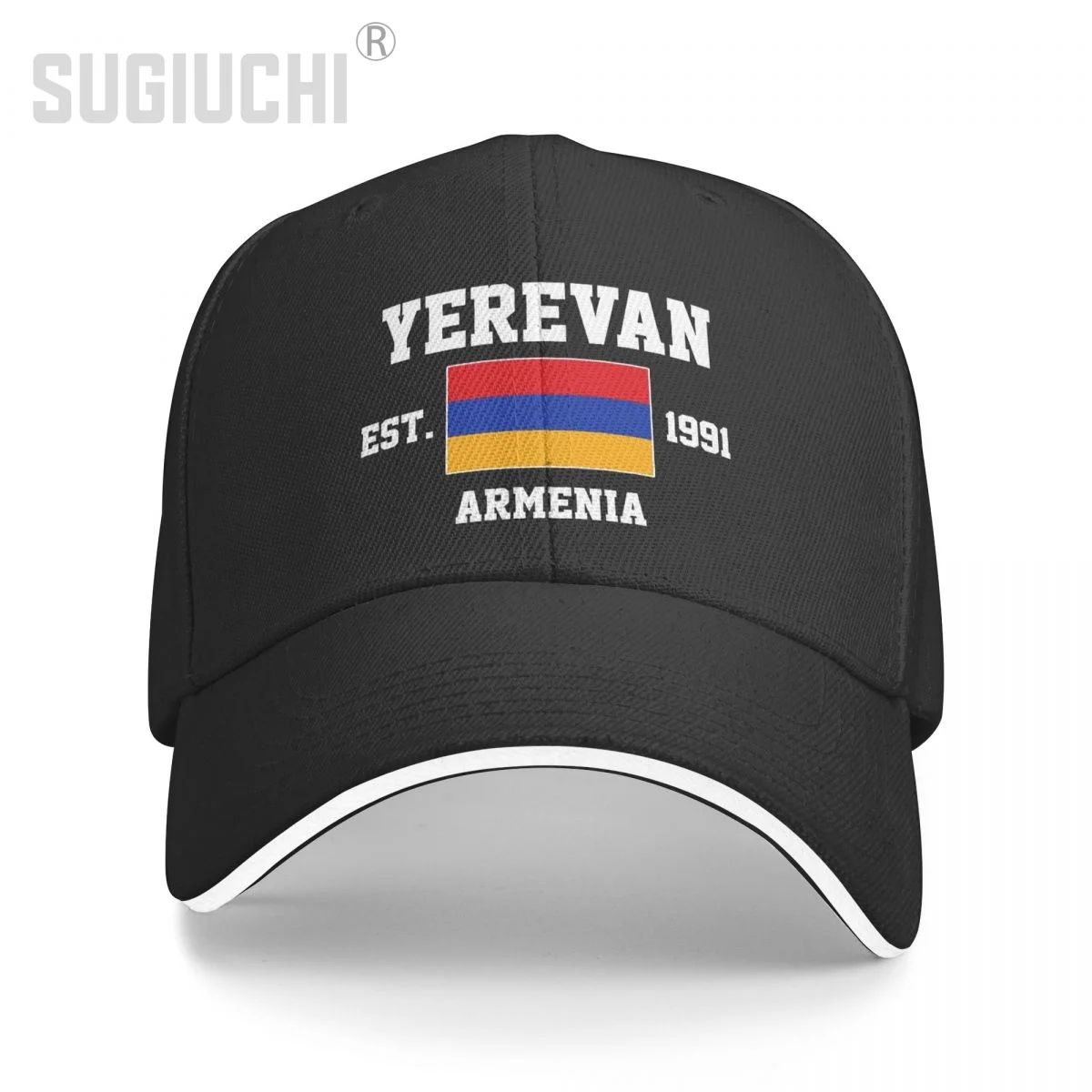 Baseball Cap Armenia EST.1991 Yerevan Capital Men Women Unisex Hip Hop Sandwich Caps Snapback Golf Hat Fishing