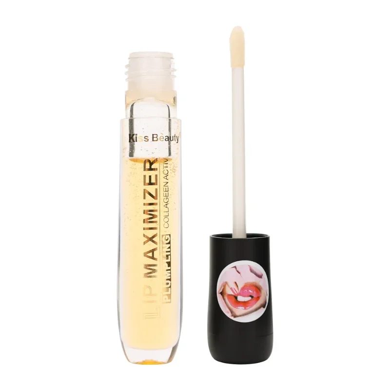 5ml Transparante Hydraterende Lip Olie Plumping Repareren Verminderen Lip Fijne Lijn Glans Fleuren Voeden Lip Serum Make-Up Cosmetica