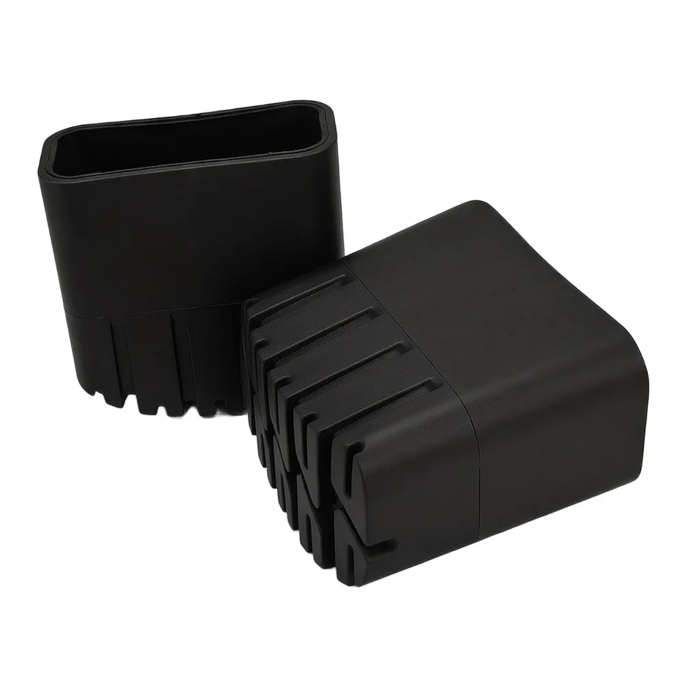 Rubber Ladder Leg for 50 x 20 mm Foot Mounts Supporting Stable Positioning on Various Floor Types Including Laminate