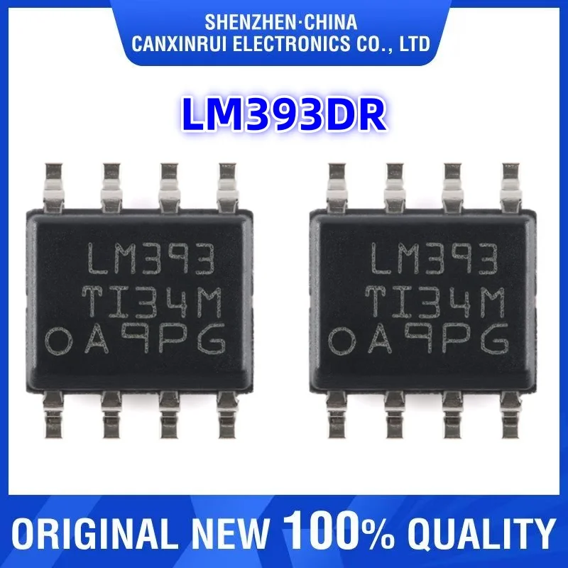 New Imported LM393 LM393DR SMD SOP8 Dual Voltage Comparator Chip