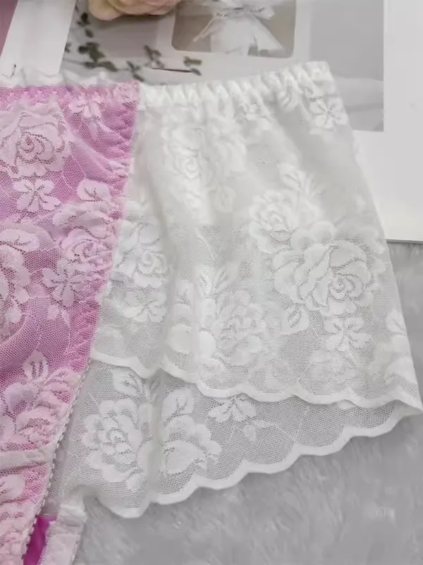 Man's Lace Hem Brief