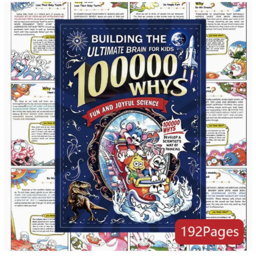English Version: 100,000 Whys for Kids - Fun Science Lessons to Build the Ultimate Brain, Think Like Scientist & Explore Unknown