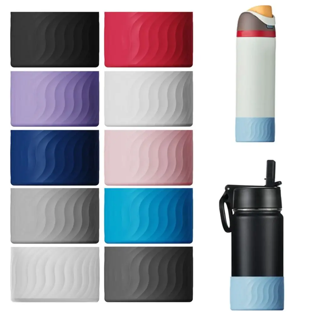Silicone Boot Bottom Sleeve Cover for Stanley 40oz Tumbler Quencher Adventure and Ice Flow Flip 30 oz 20 oz Water Bottle