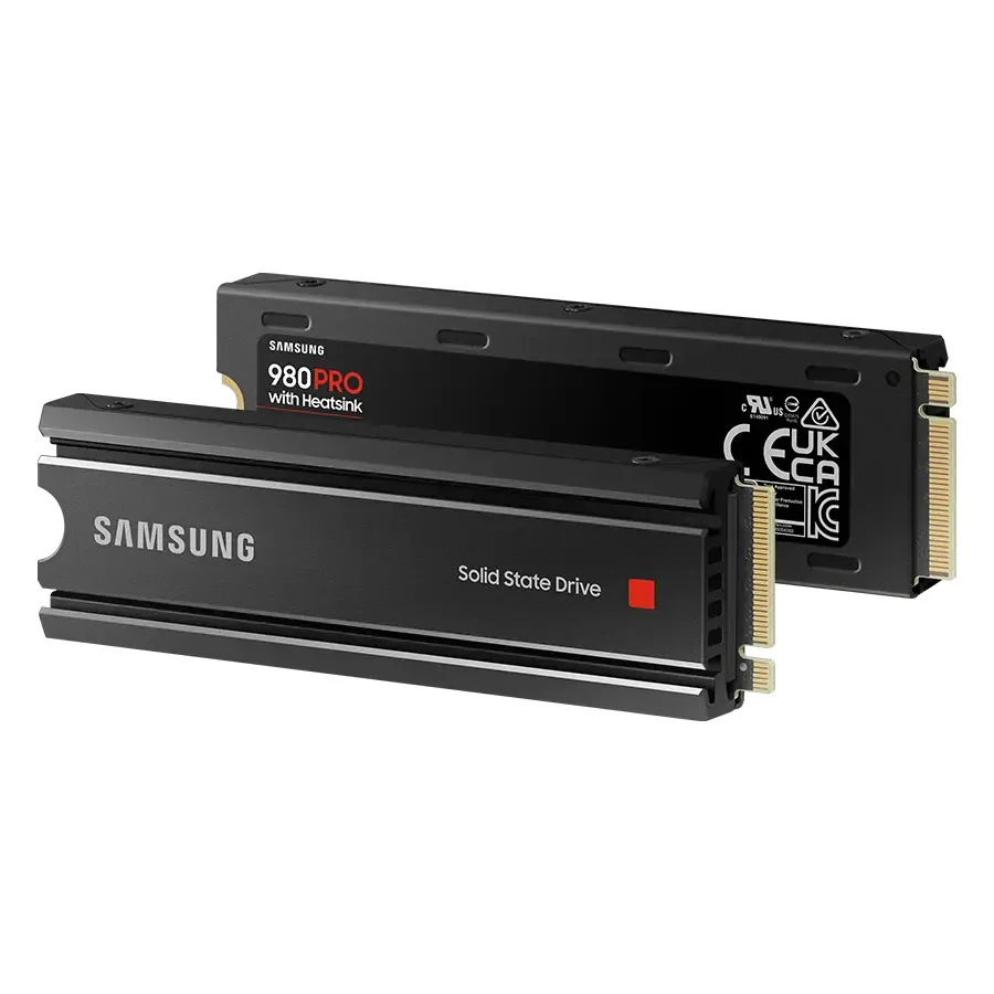 Samsung 980 PRO SSD with Heatsink 1TB 2TB PCIe 4.0 x4 NVMe M.2 Internal Solid State Hard Drive Read 7000MB/s Hard Disk