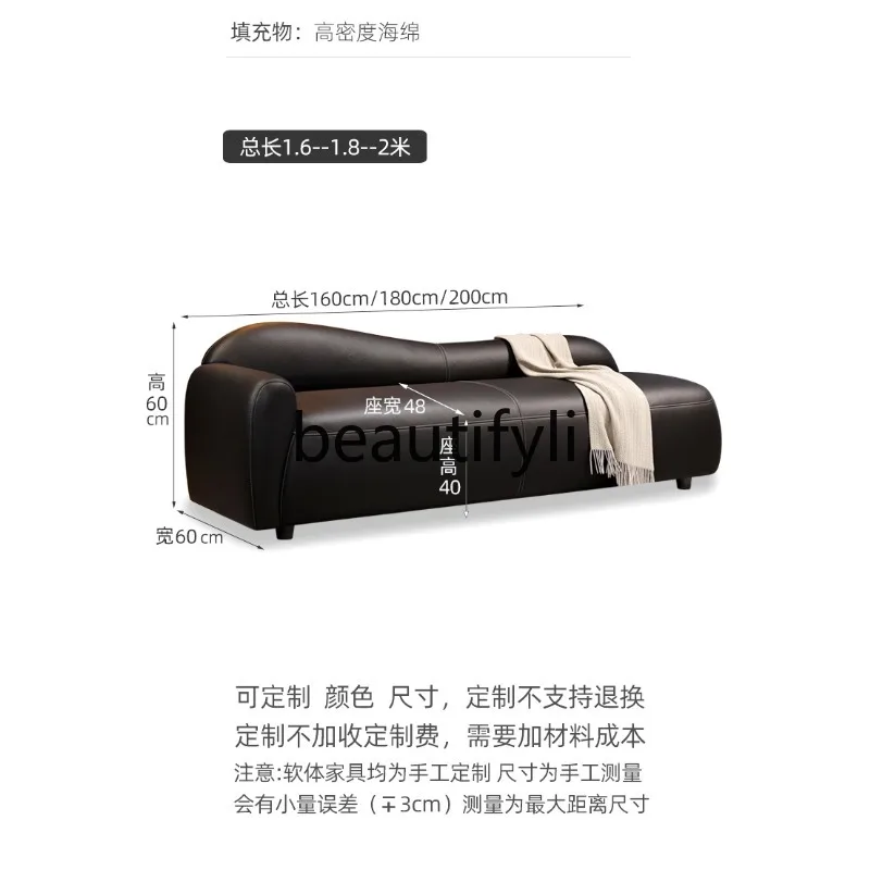 하이 엔드 홈 틈새 이탈리아 미니멀리스트 현대적인 가벼운 럭셔리 크림 스타일 마스터 침실 침대 옆 의자 소파