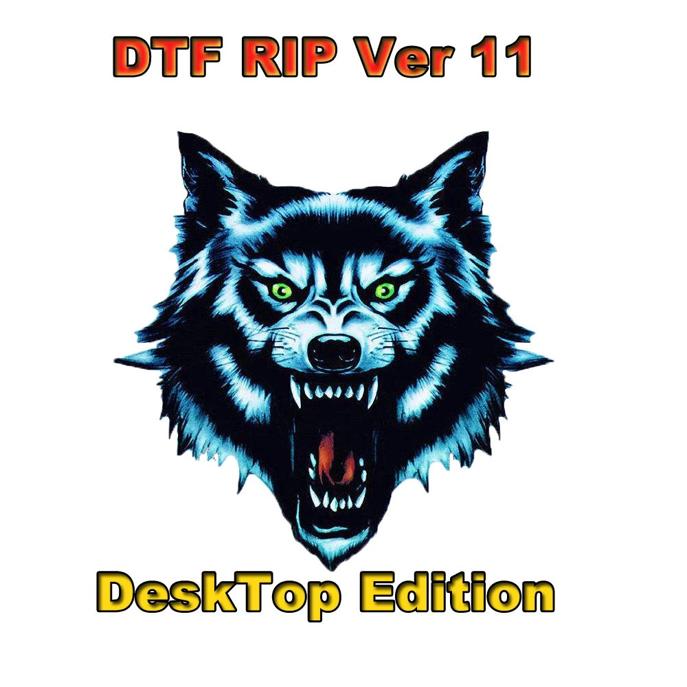 DTF RIP DTG UV Software Ver 11 Desktop Edition Dongle Key For Epson XP 15000 L1800 L805 R1390 P700 P900 DTF Printer Version 11