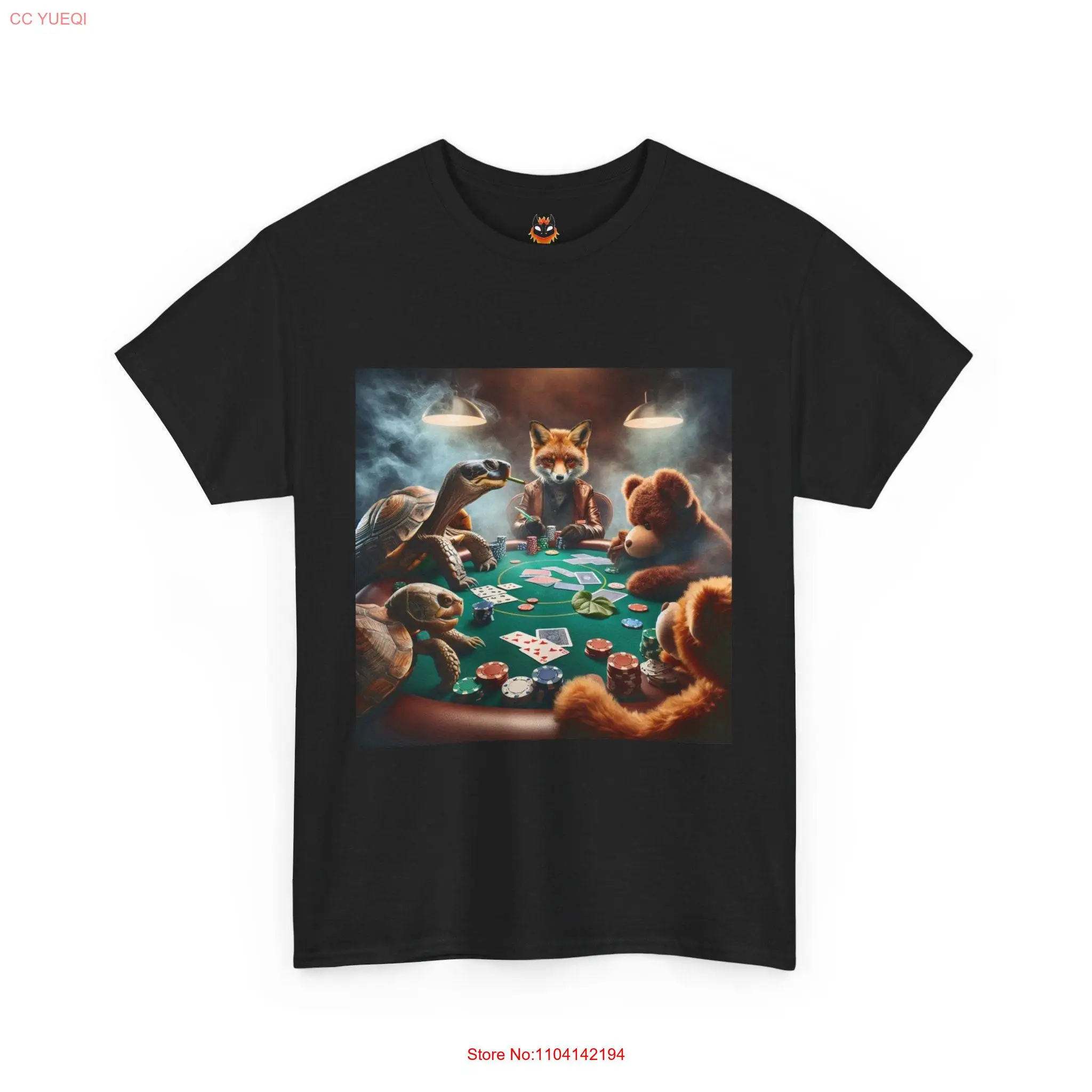 Fantasy Poker Heavy Cotton T Shirt long or short sleeves