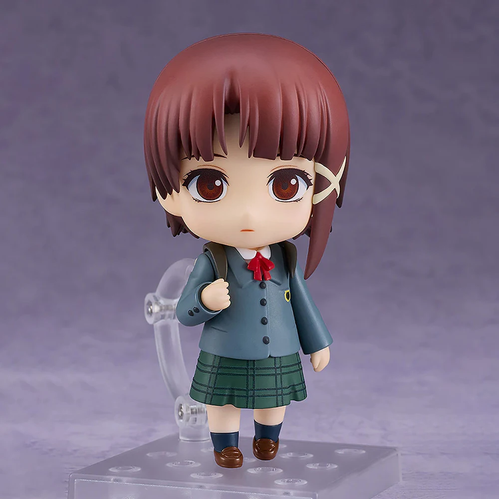 Original NEW Good Smile Company Nendoroid Lain Iwakura (serial experiments lain) 10cm Collectible Anime Action Figure