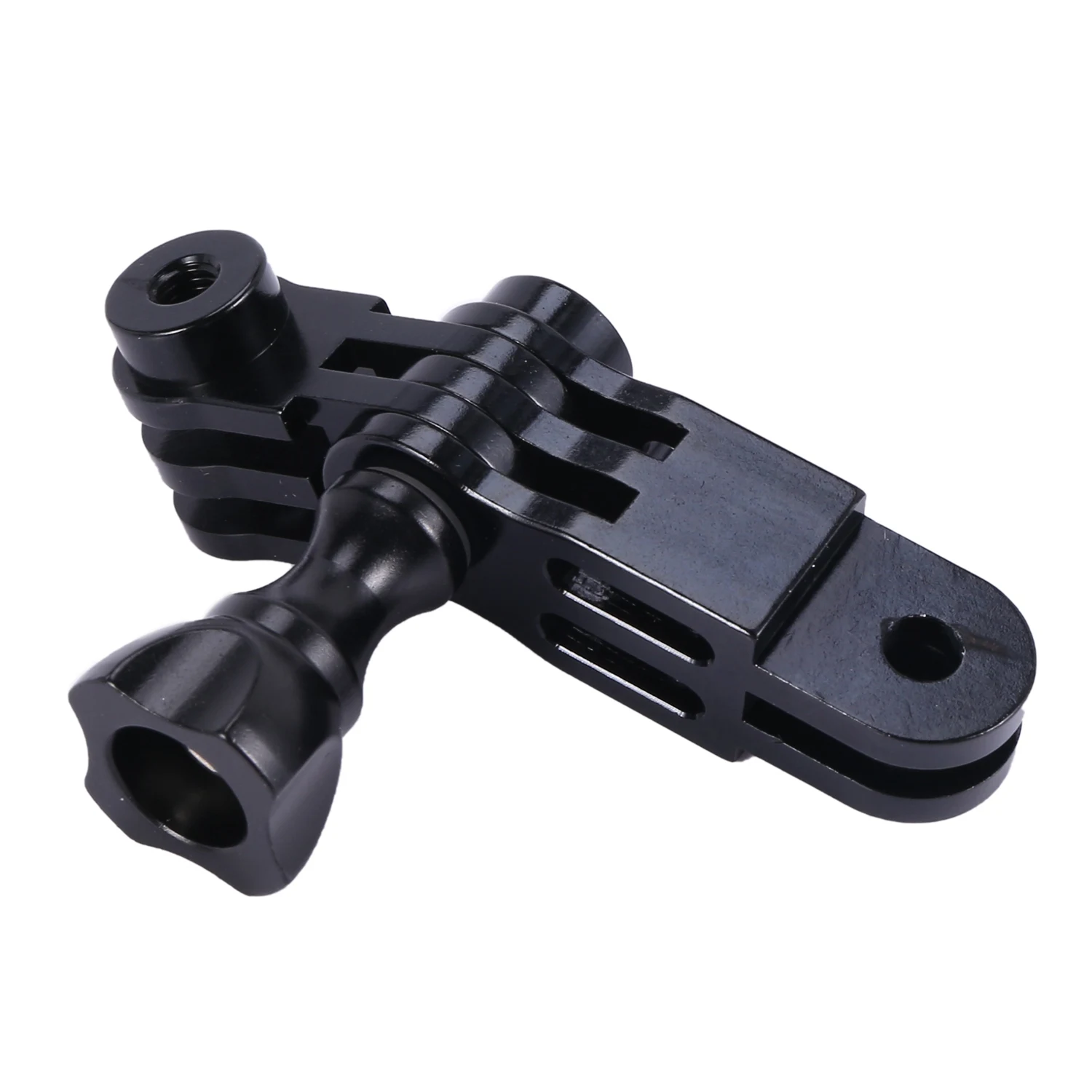 CNC Aluminium alloy Three-Way Pivot Arm Mount Adapter for GOPRO Hero 1 2 3 3+ 4 5 Session/for XIAOMI Yi/SJ/GitUp Sport Camera