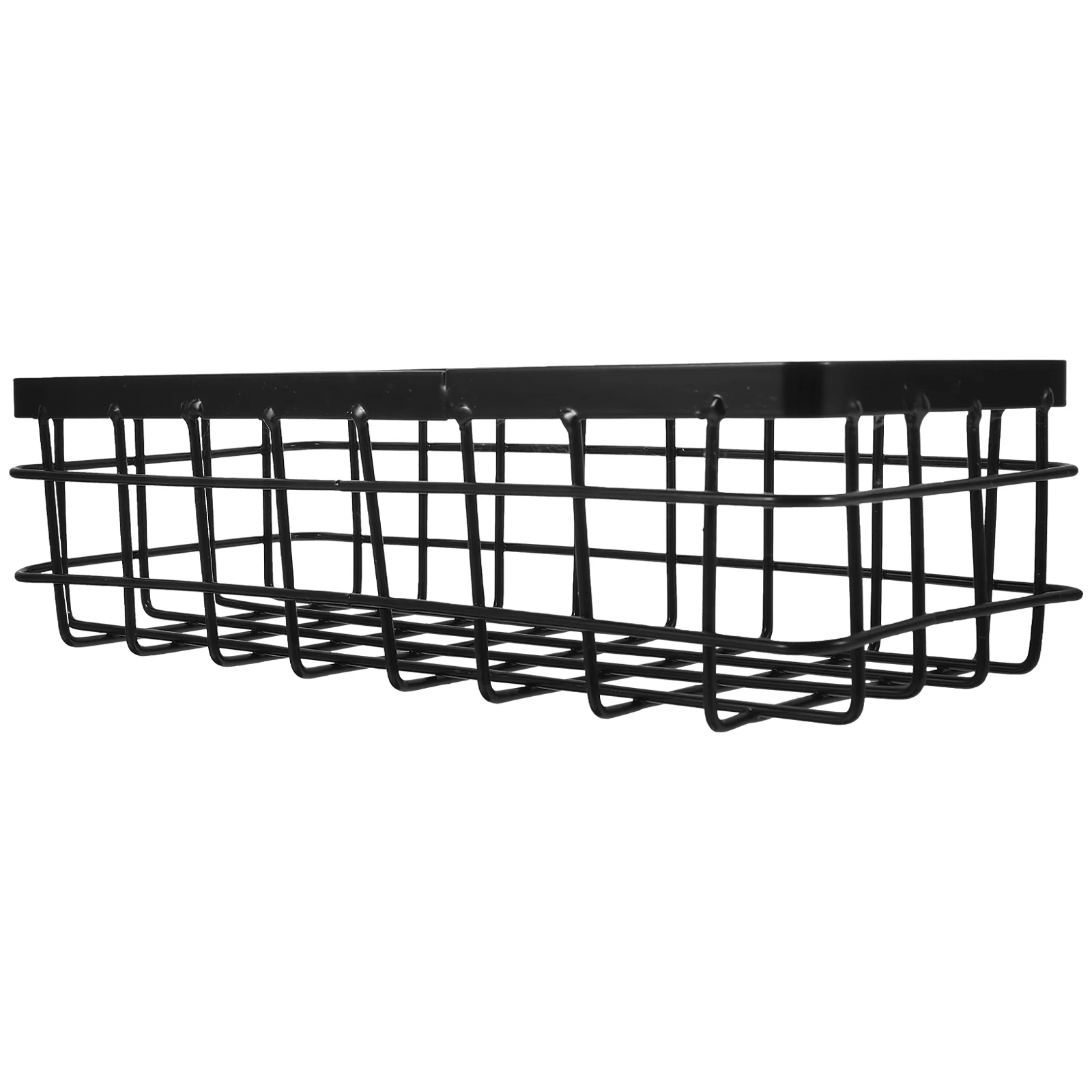 Tabletop Accessories Metal Storage Basket Bathroom Sundry Rack Fruits Wall Mounted Shelves