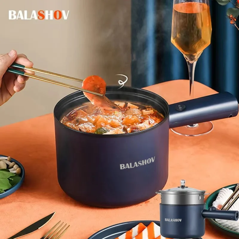 Multi-function Mini Cooker Non-stick Pan Single/Double Layer Electric Cooking Machine 220V EU plug Kitchen Hot Pot steam cookers