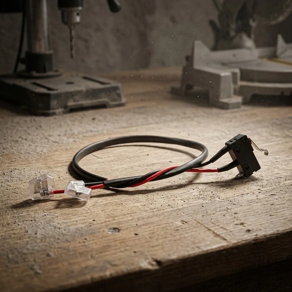 Stop Switch with Attached Wires for SL TS410 TS420 Off Saw Equipment Compatible with 4238 430 0500 Interface Requirements