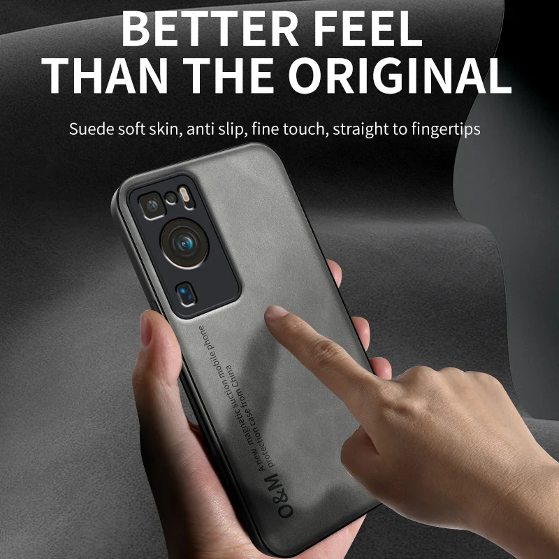 حافظة لهاتف هواوي P30 P40 P50 P60 Mate 30 40 50 60 Pro غطاء سيليكون مقاوم للصدمات من الحديد المغناطيسي المدمج