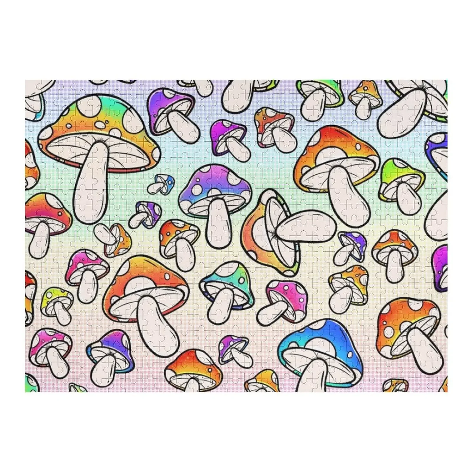 

Colourful Mushrooms Jigsaw Puzzle Christmas Toys Personalized Toys Jigsaw For Kids Puzzle