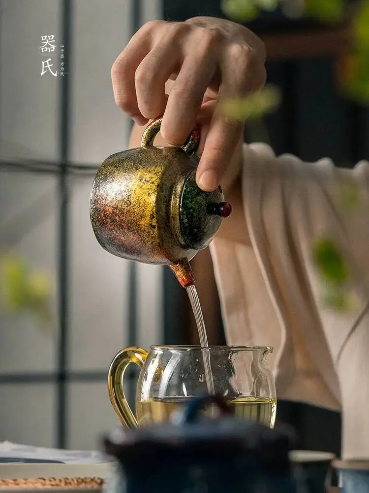 Qishi Lacquer Pot Home Use Specialized For Da Hong Pao Xiao Qing Gan And Pu er Tea