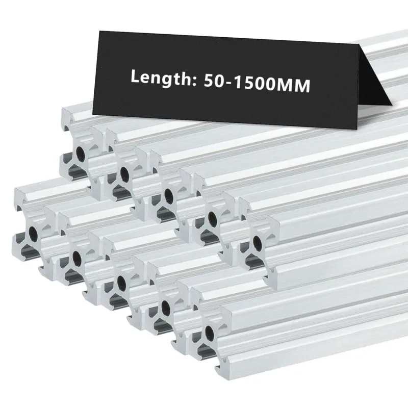 1Pcs 2020 2020N2 2040 2060 2080 20100 4040 4040N2 4080 V Slot Aluminum Profile Anodized Extruded Aluminum for CNC DIY 3D Printer