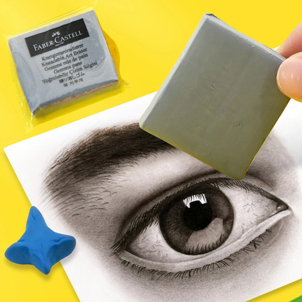 Artistic Eraser For Drawing Easy To Wide Application Beginner Friendly Soft And Not Easy To Stick blue