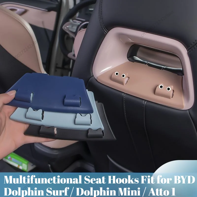 

Multifunctional Rear Seat Back Hook Storage Organizer Interior Accessories Fit For BYD Dolphin Surf/Mini, Atto 1 2024-2026