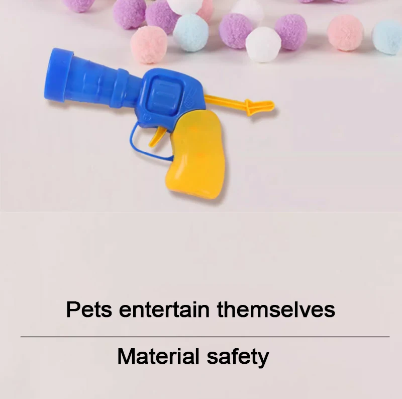 Kreative Katze Spielzeug Interaktive Start Training Kätzchen Mini Pompoms Spiele Stretch Plüsch Ball Spielzeug Haustier Zubehör Katze Liefert – Detail 8