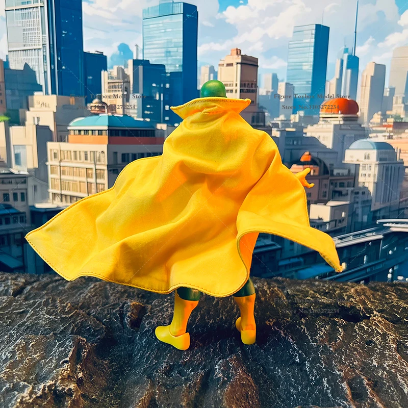 1/12 escala visão super herói homem soldado amarelo longo cabo brinquedos acessório para 6 "ml figura de ação masculina diy decoração sem boneca