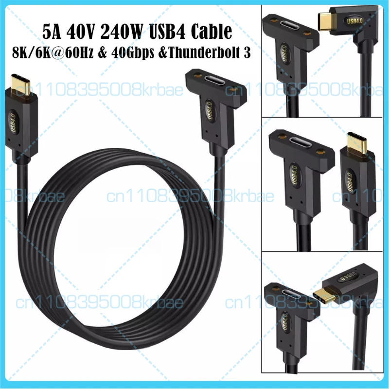 USB4 Type‑C Male Fe…