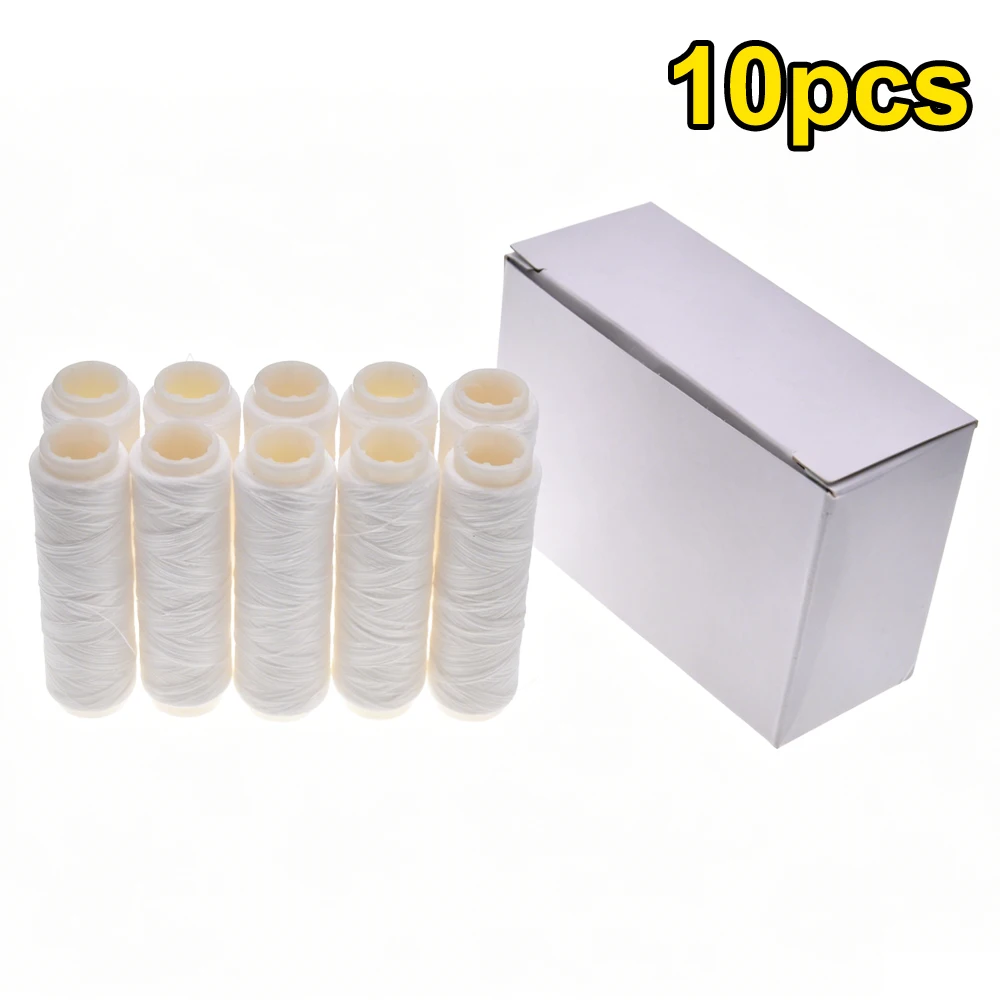 10 Stück/Box PJ-1/2/3/4/5/7 Hochfester Polyester-Ködergummi-Faden auf Spule für Meeresfischerei, elastische Köderleine – Detail 3