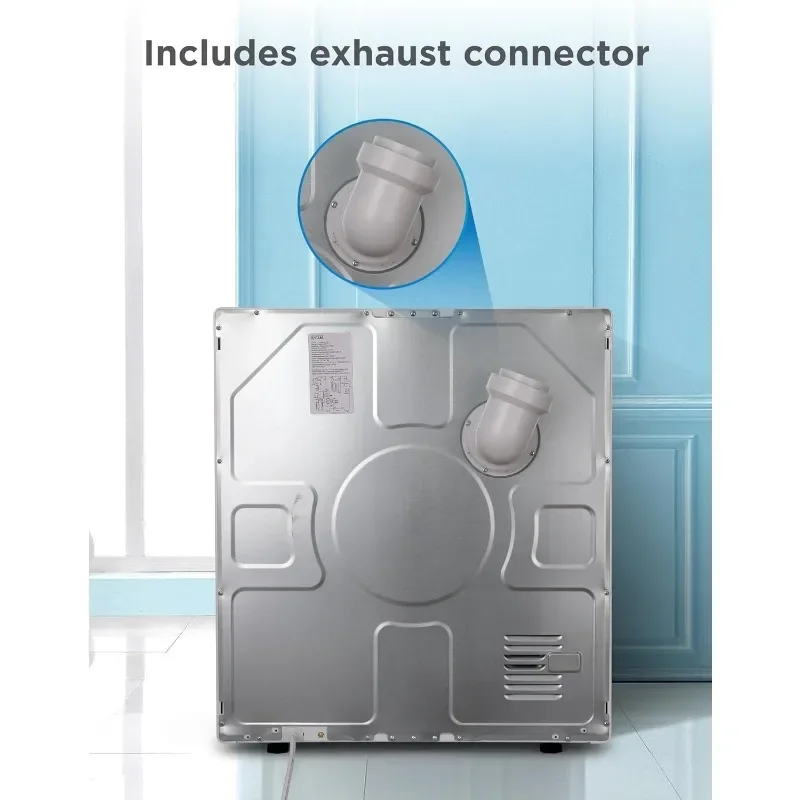 3.5 Cu. Ft. Portable Dryer, 120V Electric Dryer for Clothes, Front Loading Dryer Machine Holds Up To 13.2 lbs. or 6 kg.