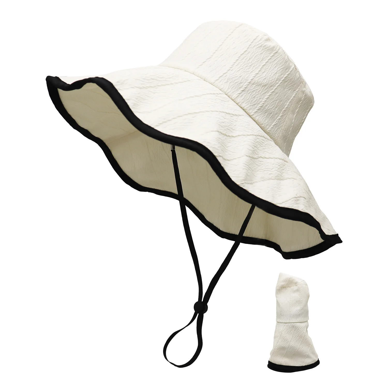 

2024 Womens Outdoor Travel Sun Hat Summer UV Protection Wide Brim Panama Safari Hunting Hiking Bucket Hat Mesh Fisherman Hat