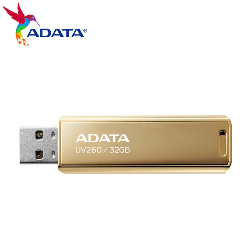 Original USB 2.0 ADATA UV260 USB Flash Drive 32GB High Speed USB Memory Stick Metal Mini U Stick CLASSIC Pendrive