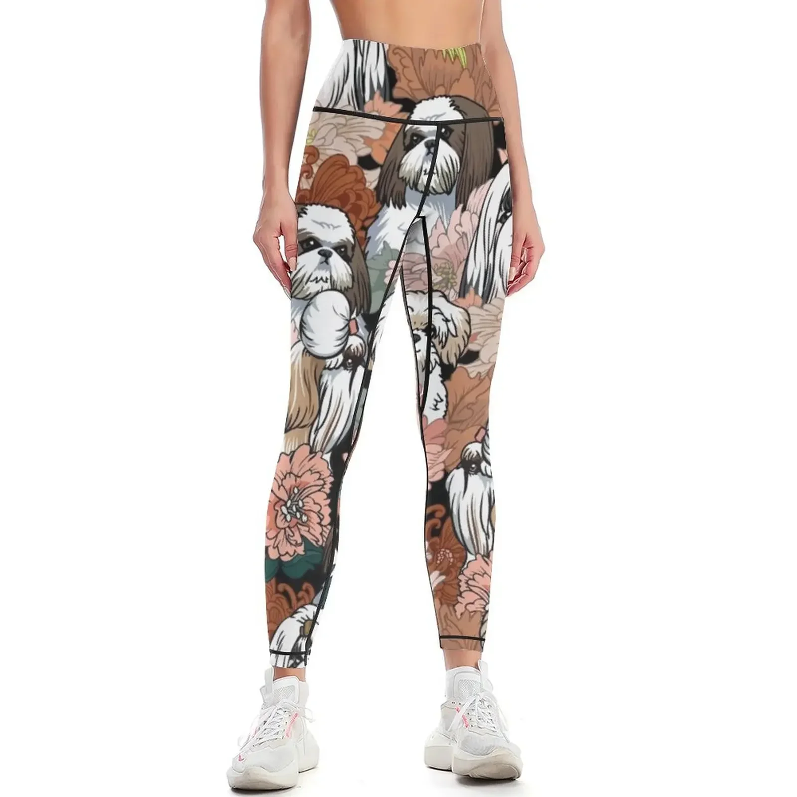 

Because Shih Tzu Leggings Jogger pants Women sports Women's sports sporty woman gym Womens Leggings
