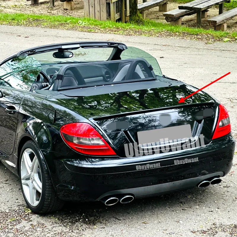 Для Benz SLK R171, задний спойлер багажника, крылья багажника для Benz SLK 200 SLK 35 Class R171 2005-2010, Стайлинг автомобиля из АБС-пластика Для Benz SLK R171, задний спойлер багажника, крылья багажника для Benz SLK 200 SLK 35 Class R171 2005-2010, Стайлинг автомобиля из АБС-пластика