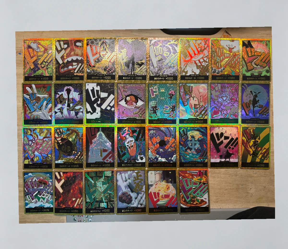 DIY One Piece! 30-piece set OPCG TCG Jindong 30-piece set of gift game cards cards