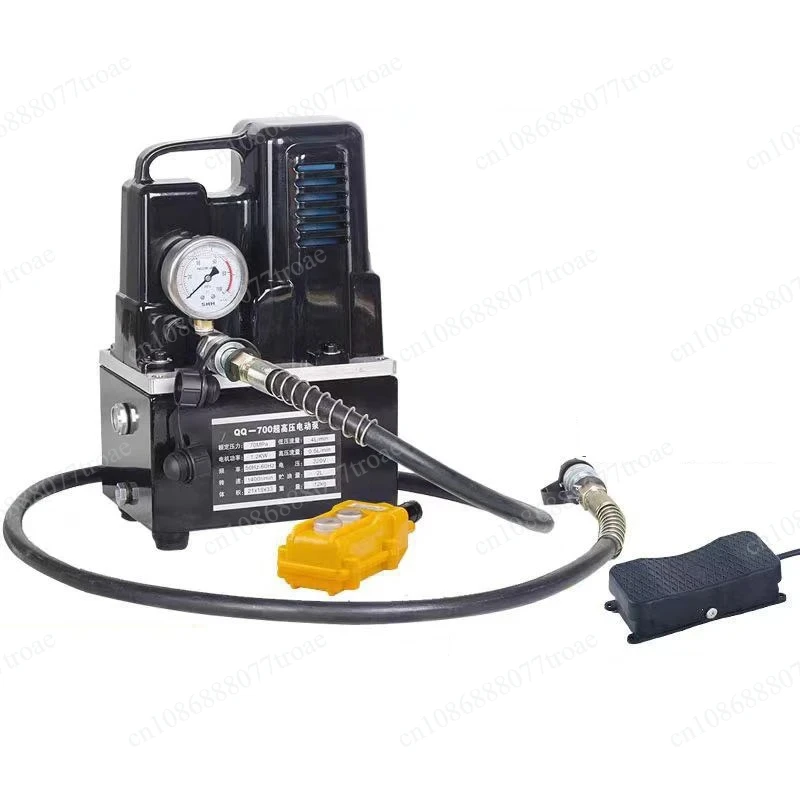 1200W High-Voltage Electric Pump Manual/Foot Switch Electric Hydraulic Pump Hydraulic Station 70MPa