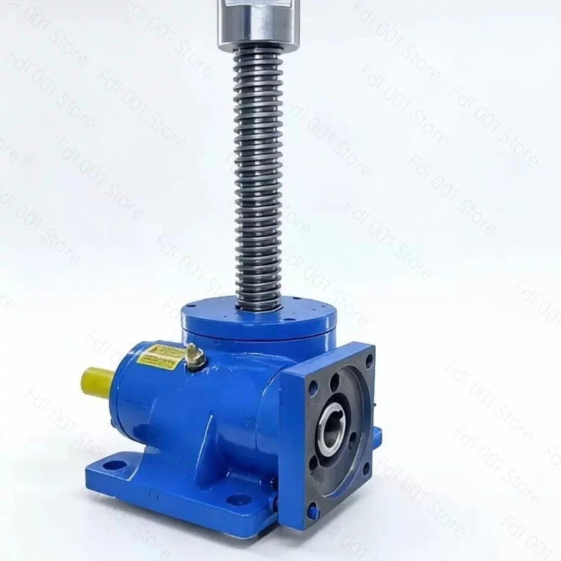 Worm Gear Screw Jack Vertical Flange Copper Nut Self Locking Lift