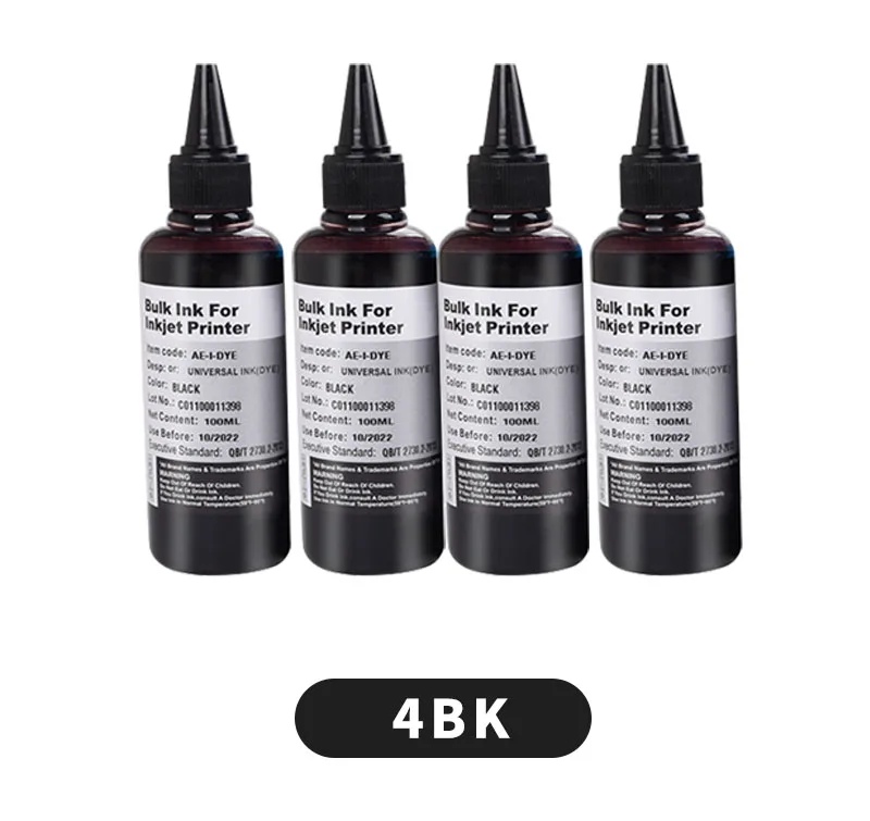 Saya-cartuchos de tinta universales para impresora de inyección de tinta, recambio de tinta de 100ml para Canon, HP, Epson, Brother, todos los