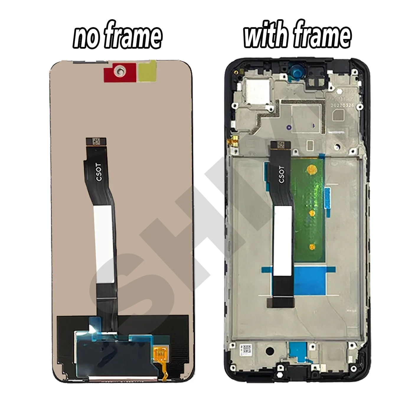 100% Teste 6.6 LCD For Xiaomi POCO X4 GT LCD Display Touch Digitizer Screen For Poco X4GT LCD 22041216G With Frame Assembly