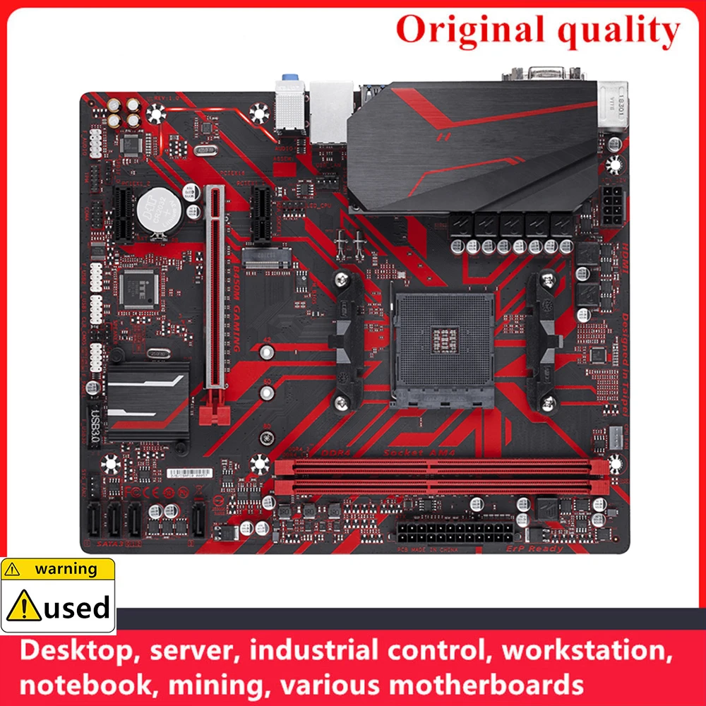 

Для игровых материнских плат B450M, разъем AM4 DDR4 64 ГБ для настольной материнской платы AMD B450 M,2 NVME USB3.0