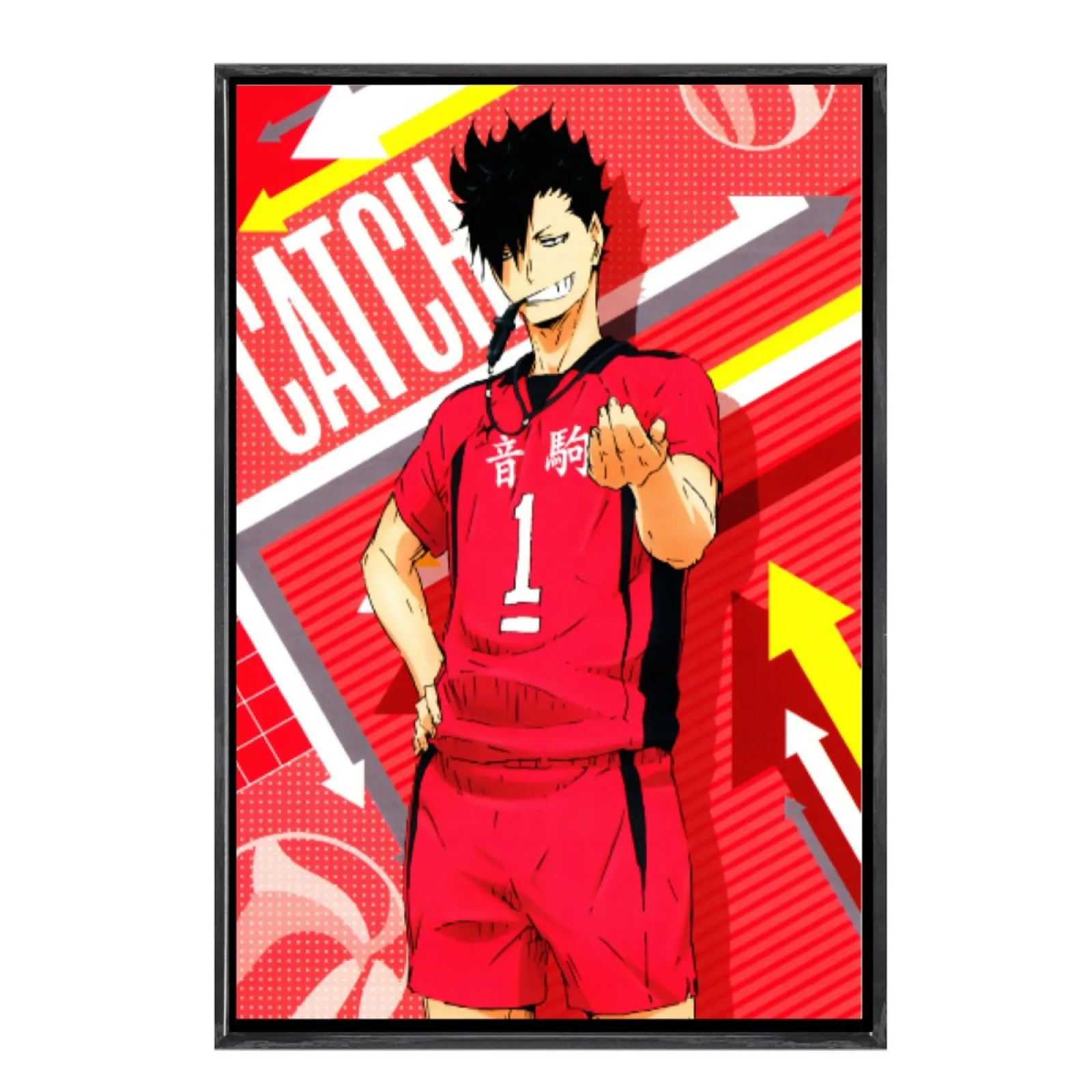 

Японская манга, многоразмерный холст, постер в двойной рамке, настенное искусство, Haikyuu, домашний декор для гостиной, спальни