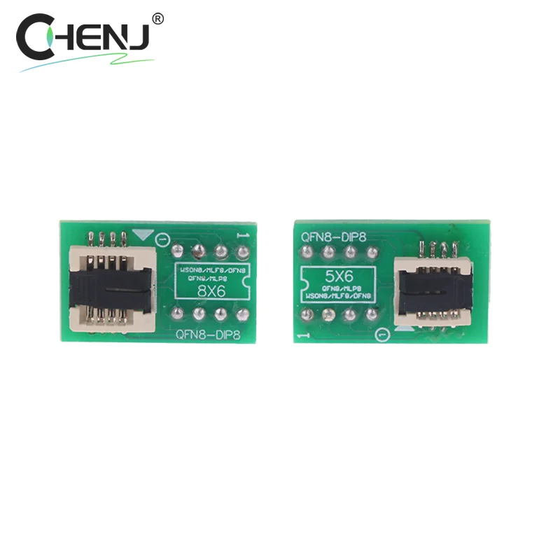 DFN8 WSON8 MLF8 MLP8 QFN8 To DIP8 Adapter 6*5mm 6*8 IC Chips Socket For CH341A TL866ii Plus RT809H/F T48 T56 EZP2023 Programmer