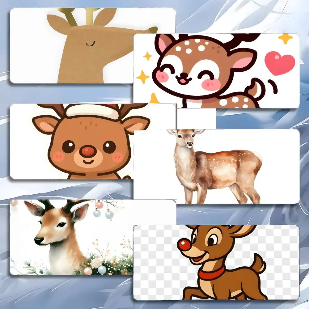 

Праздничный коврик для мыши с изображением животных, большой игровой коврик с утолщенной кромкой, утолщенный коврик для ПК, настольный коврик