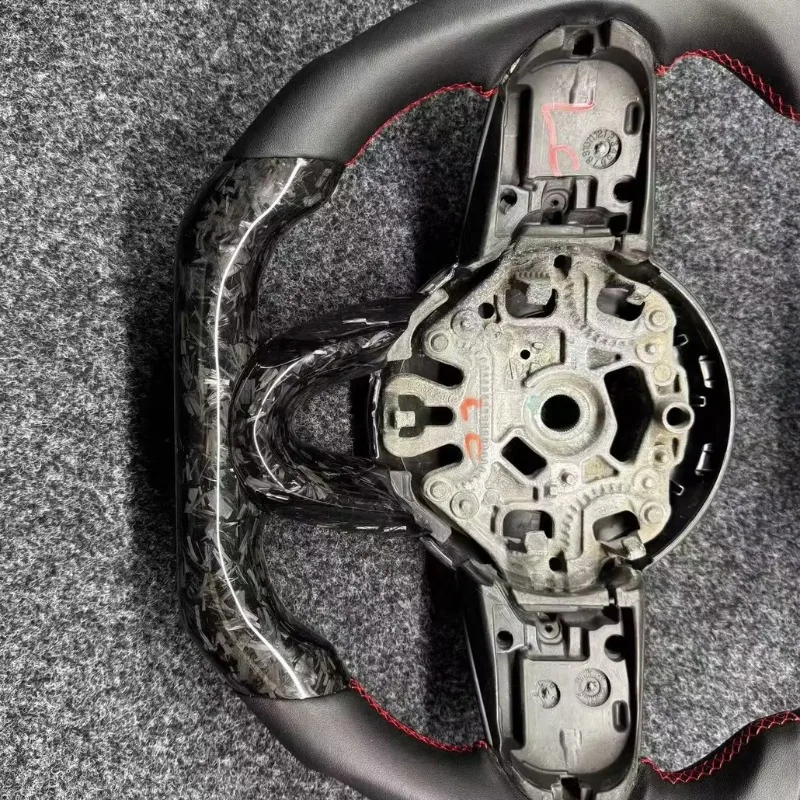 For Mini Forged Carbon Fiber Steering Wheel LCI Performance Upgrade Parts Auto Car without airbag