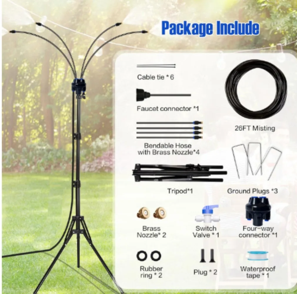 Adjustable Standing Spray Atomizer Portable Automatic Garden Sprayer