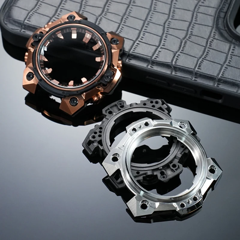 時計インナーケース DIY アクセサリーカシオ GST-B400 時計フロントステンレススチールケース修正インナーラバーケースボトムカバー