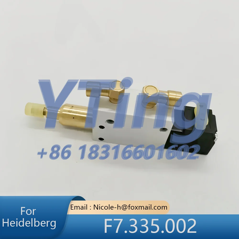 Heidelberg Printing Machine Accessories CD102CX102XL105 Front Gauge Paper Pressure Solenoid Valve F7.335.002 Copper Head