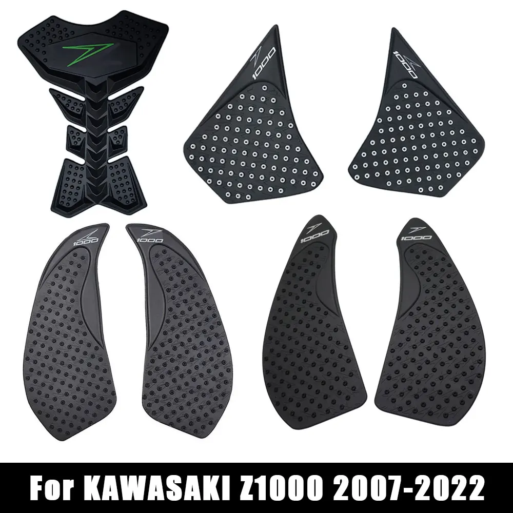 Motorcycle Fuel Tank Anti-Slip Sticker For KAWASAKI Z1000 Z1000R 07-13-14-22 Paint Protection Rubber Pad Z 1000R Protective Deca