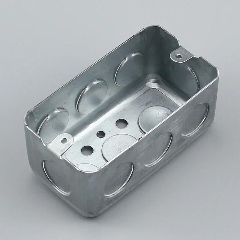 4x2 galvanized sheet metal iron box Taiwan Italian American style bottom box Italian American style concealed junction box