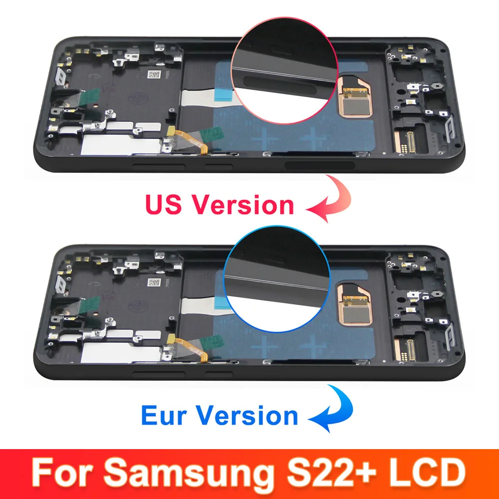 OLED Display For Samsung Galaxy S22 Plus LCD Display Touch Screen Assembly For Samsung S22+ S906B S906U S906W S906N S906E LCD