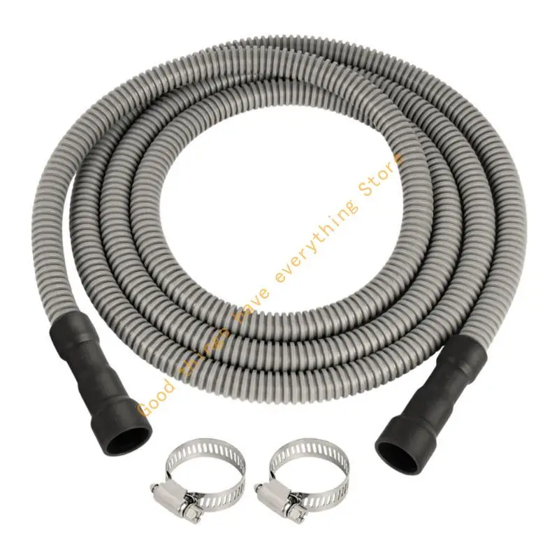 

10 Feet Drain Hose Extension Universal Heavy Duty Leak Proof Cuttable Hose Kink Resistant Hose for 5/8inch 3/4in 1inch 55KF